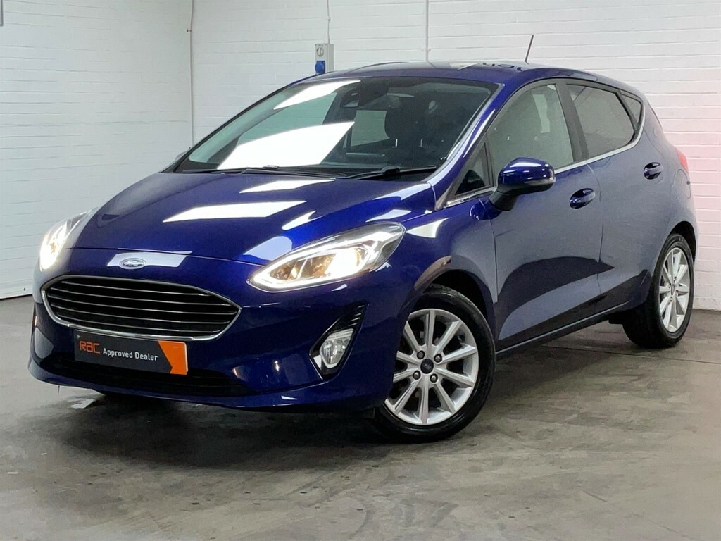 Ford Fiesta 1.0T Ecoboost Titanium Euro 6 Ss YP67XPT Blue #6