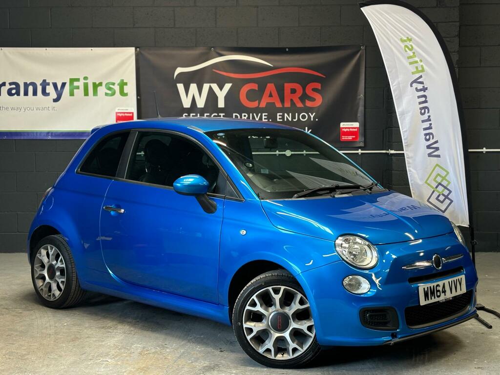 Fiat 500 S Blue