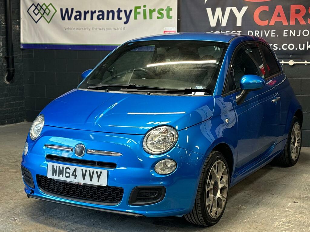 Fiat 500 S Blue #3