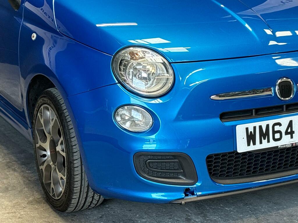 Fiat 500 S Blue #5