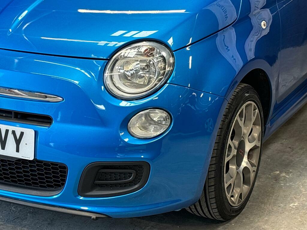 Fiat 500 S Blue #6