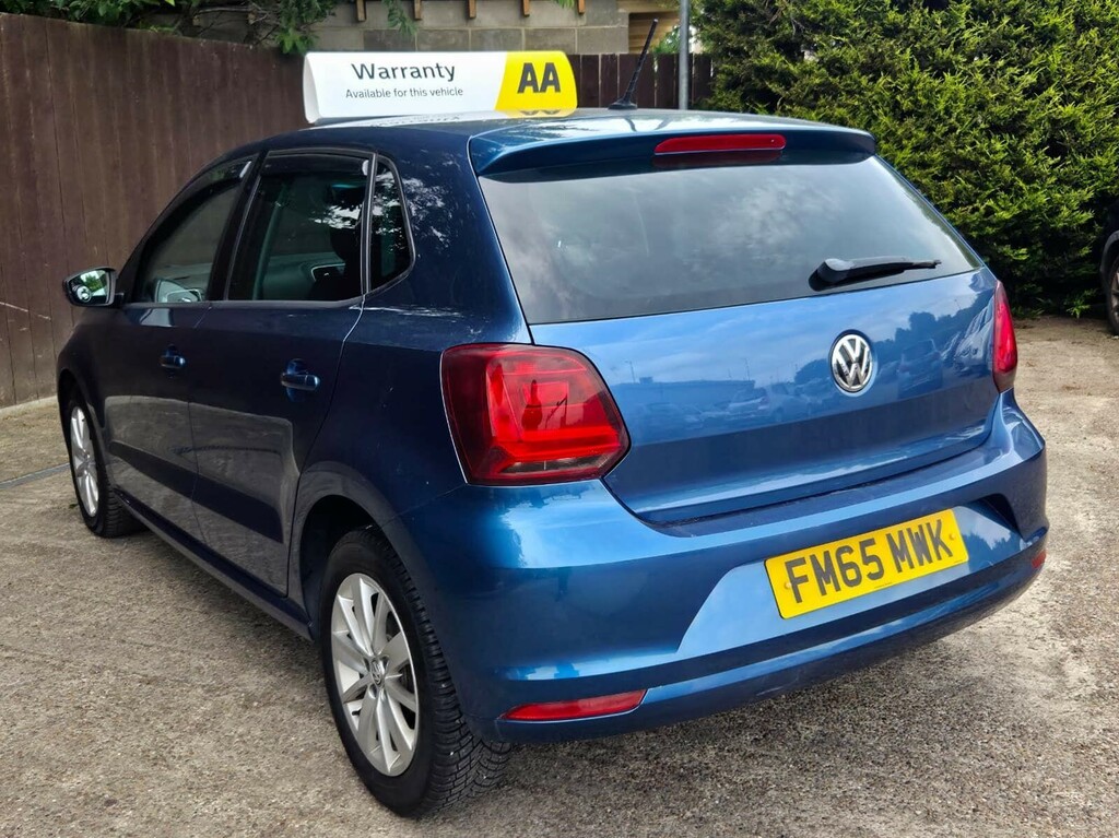 Volkswagen Polo 1.4 Tdi Bluemotion Tech Se Euro 6 Ss FM65MWK Blue #4
