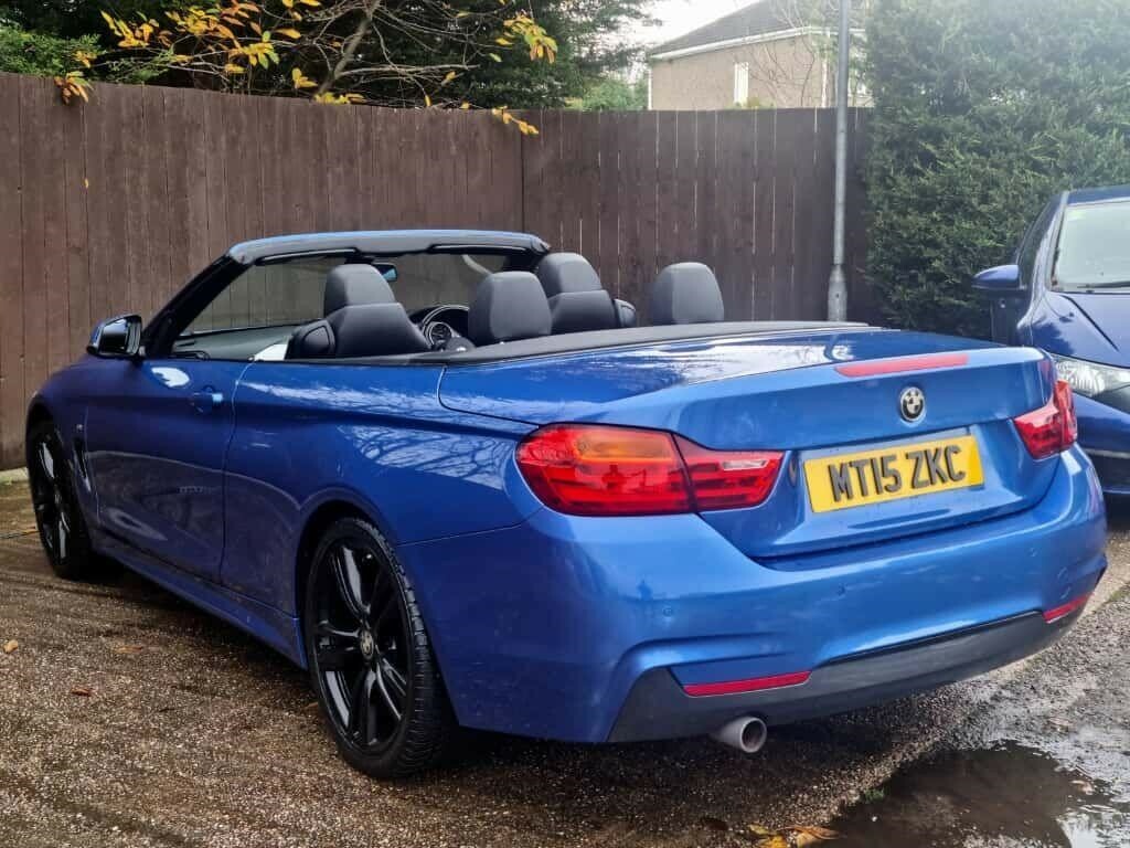 BMW 4 Series Convertible Blue #4