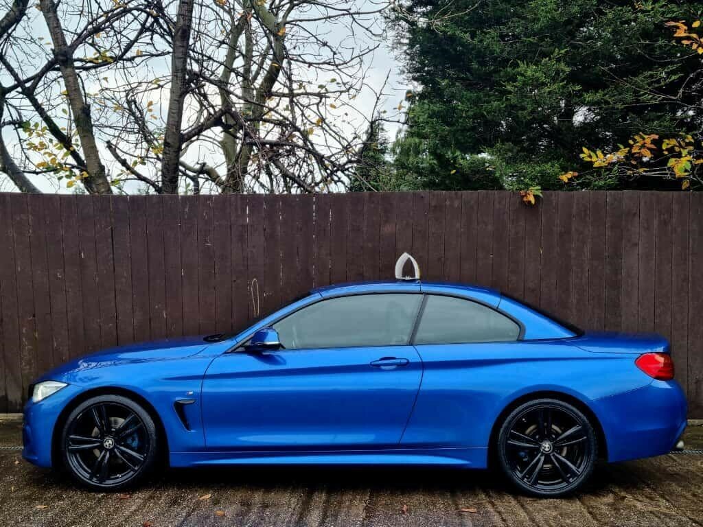 BMW 4 Series Convertible Blue #6