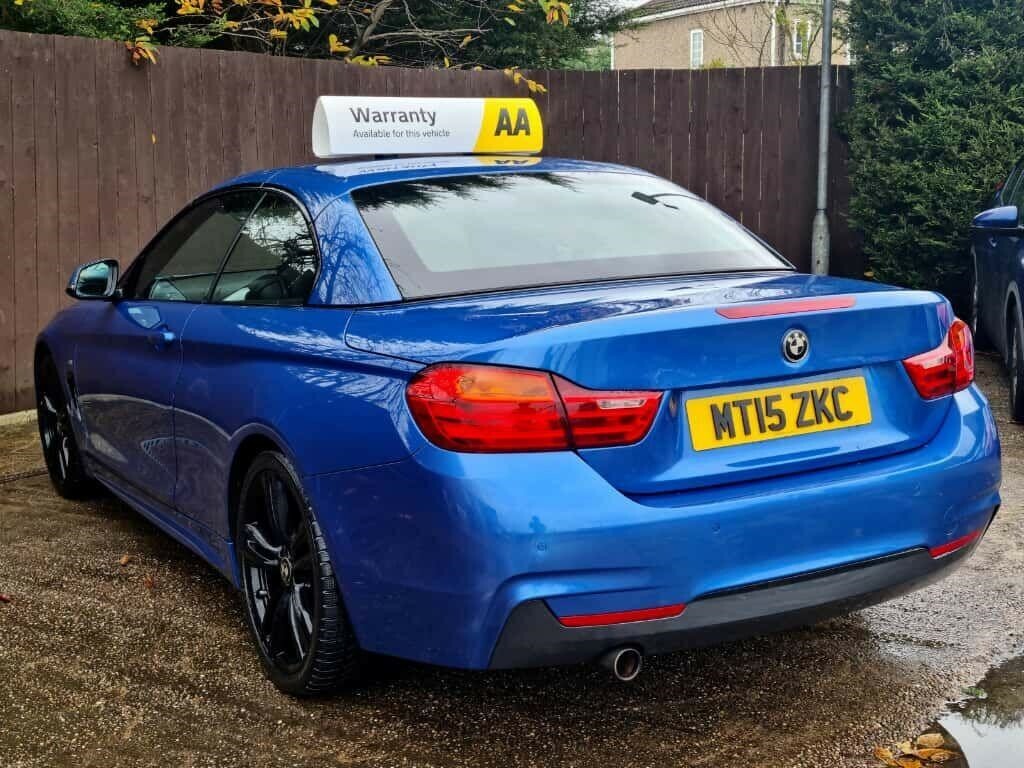 BMW 4 Series Convertible Blue #5