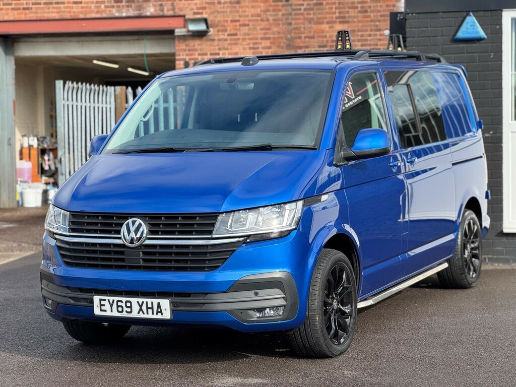 Volkswagen Transporter Highline Kombi Van Dsg 150Bhp EY69XHA Blue #3