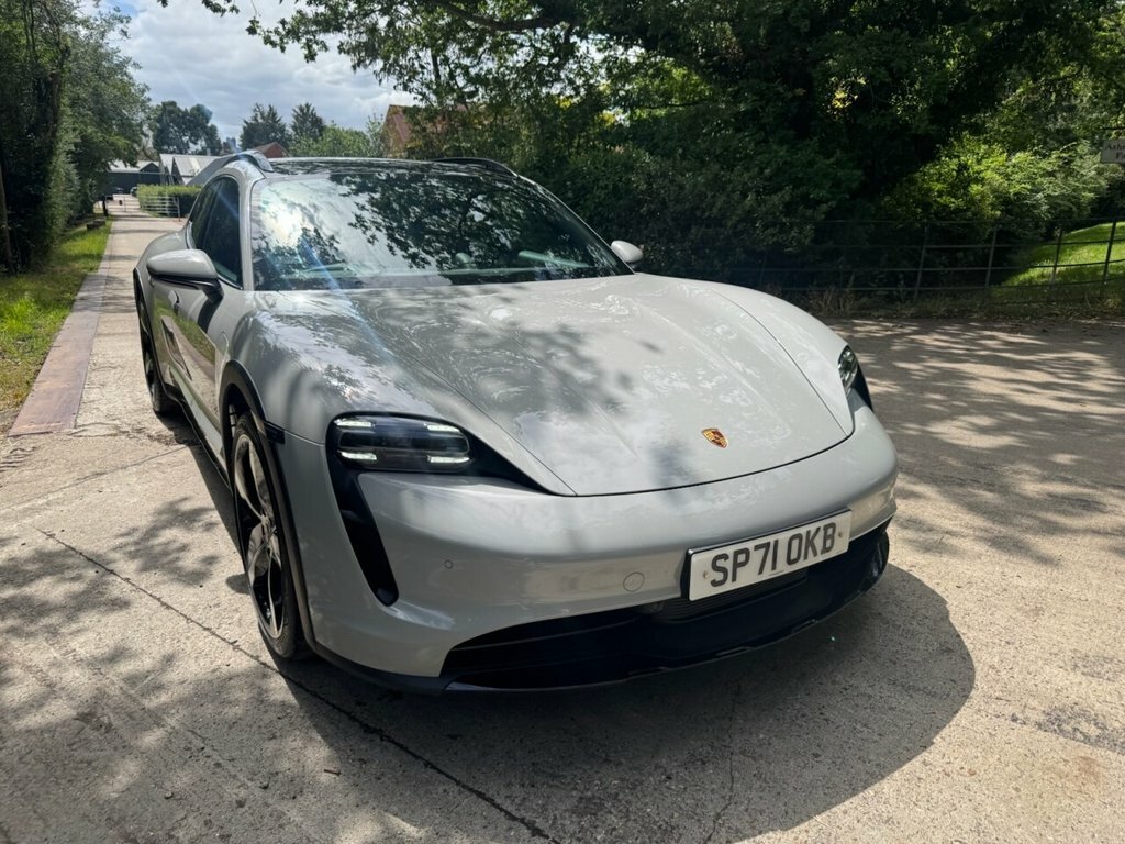 Porsche Taycan Estate SP71OKB Grey #3
