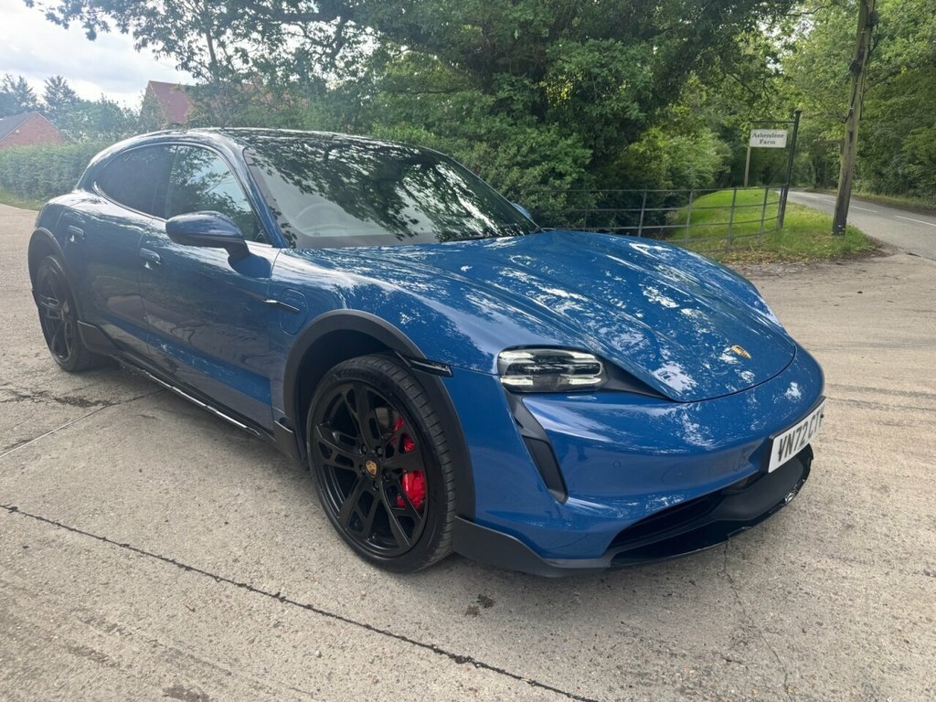 Porsche Taycan Estate Blue