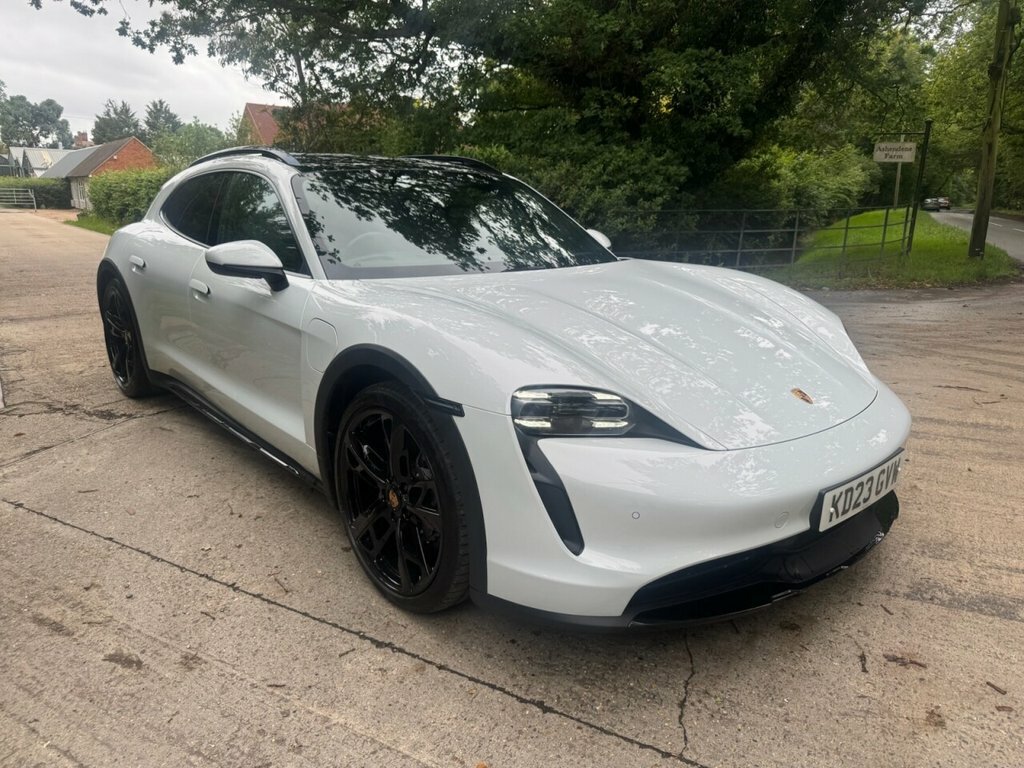 Porsche Taycan Estate White