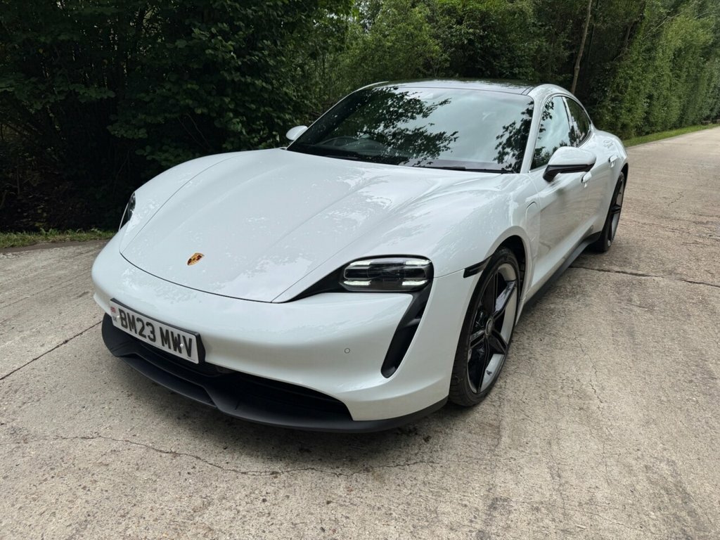 Porsche Taycan Saloon BM23MWV White #6