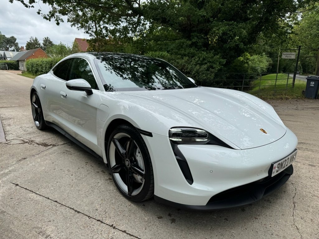 Porsche Taycan Saloon White