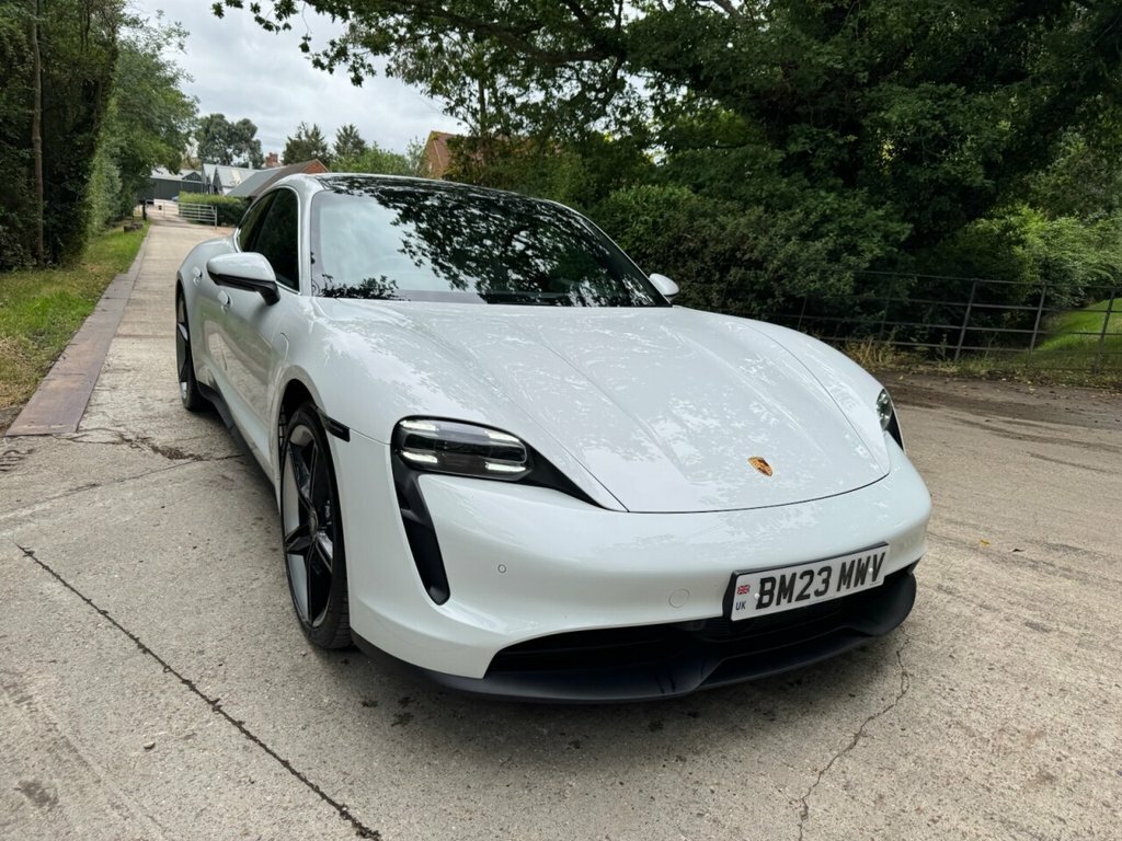 Porsche Taycan Saloon BM23MWV White #3