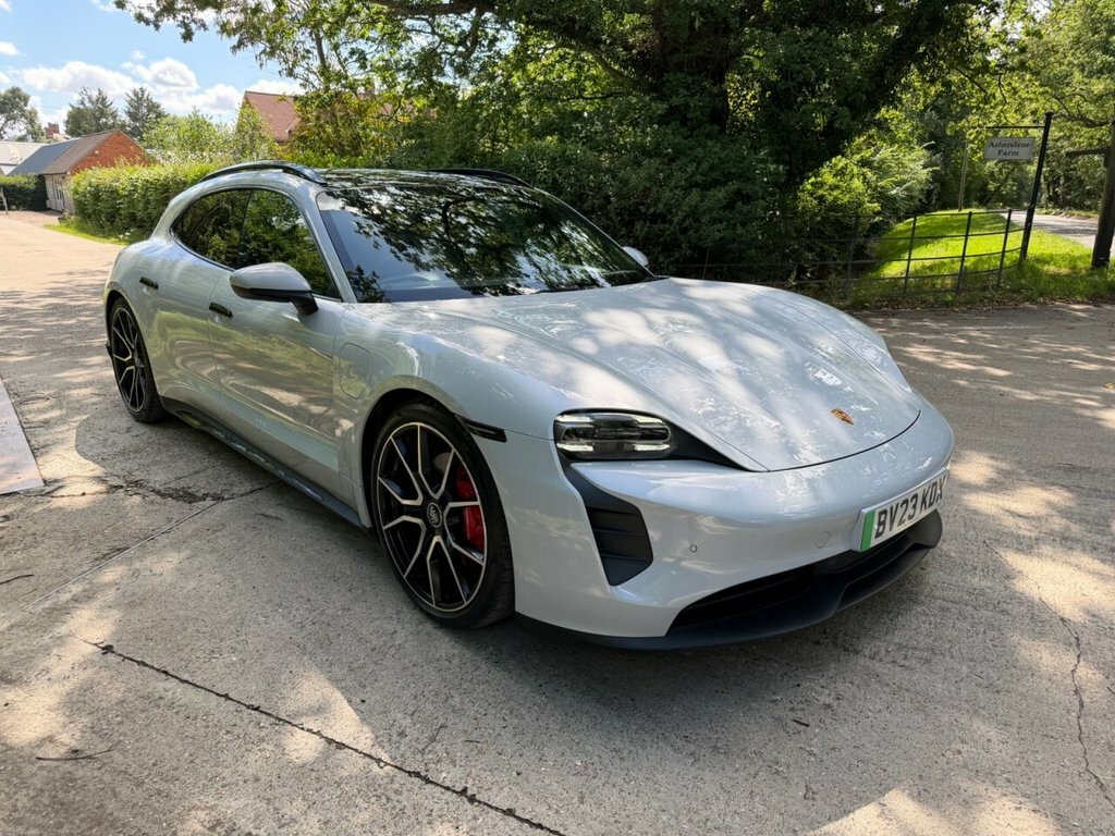 Porsche Taycan Estate BV23KDX Grey