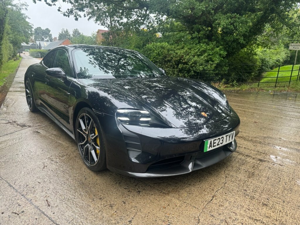 Porsche Taycan Saloon AE23TYV Black #2