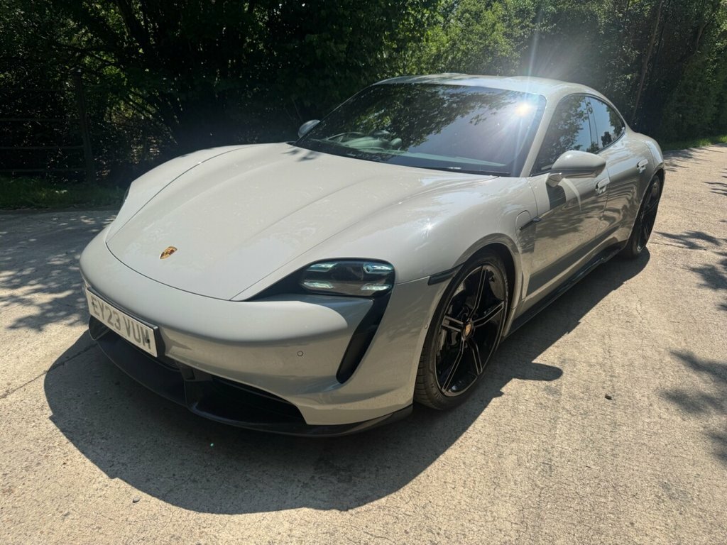 Porsche Taycan Saloon EY23VUM Grey #5