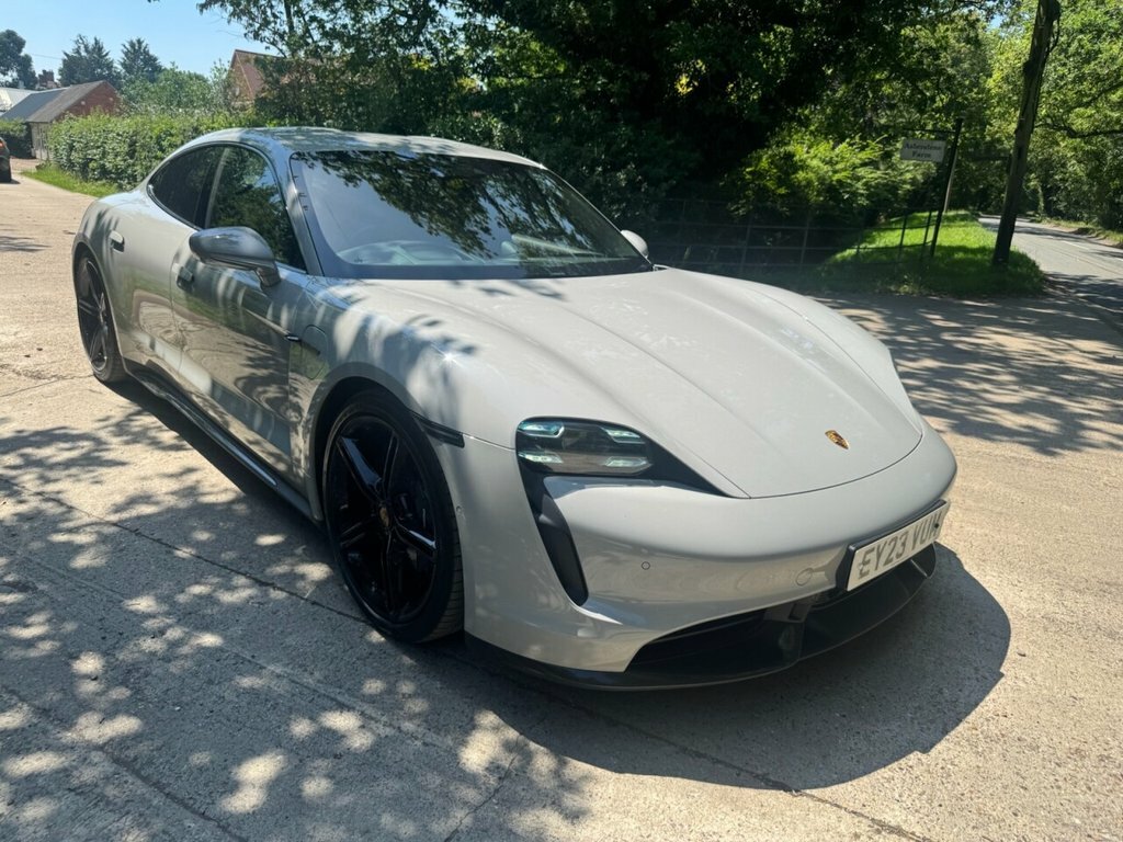 Porsche Taycan Saloon EY23VUM Grey #2