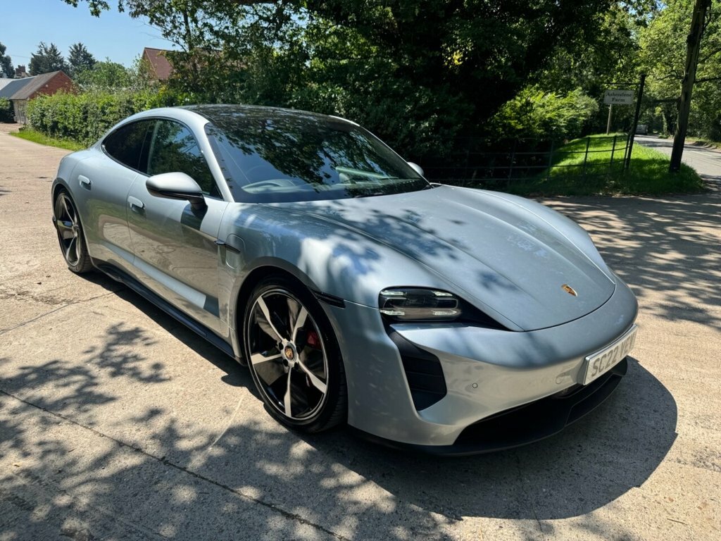 Porsche Taycan Saloon Silver