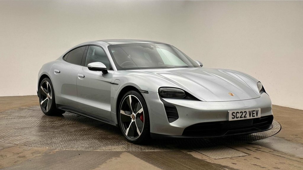 Porsche Taycan Saloon Silver