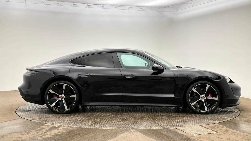 Porsche Taycan Saloon Black #3