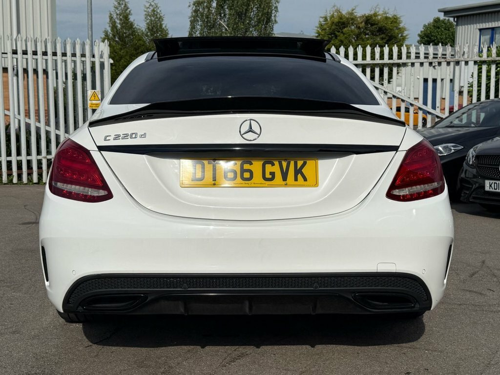 Mercedes-Benz C Class 2.1L Amg Line White #6