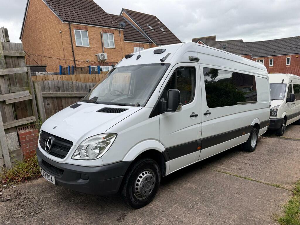 Mercedes-Benz Sprinter 2.1 Cdi 163 516 Crew Van Lwb High Roof White