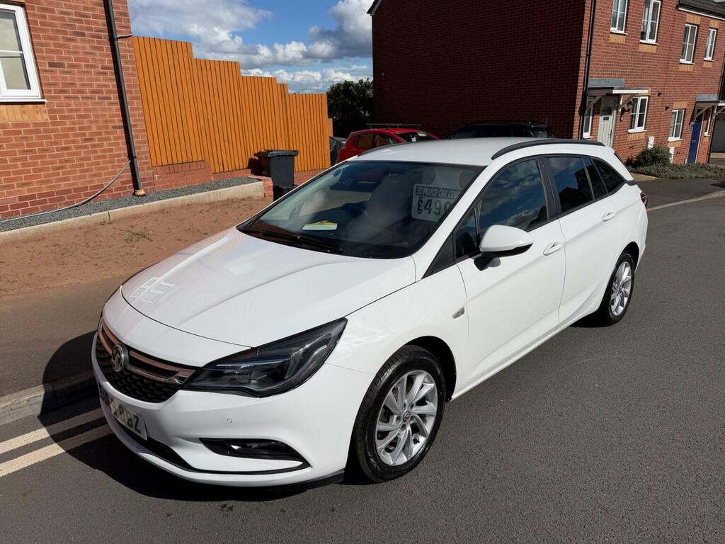 Vauxhall Astra 1.6 Cdti Blueinjection Design Sports Tourer Euro 6 EU69BBZ White