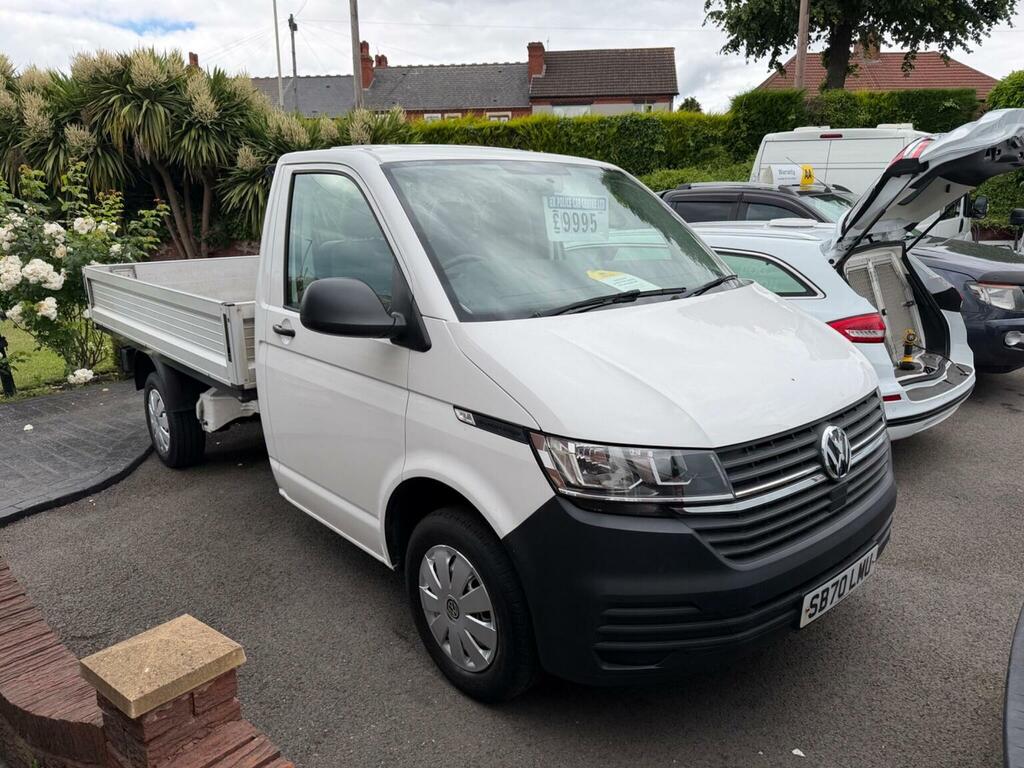 Volkswagen Transporter 2.0 Tdi T30 Low Loader Dropside Lwb Euro 6 Ss 2 White