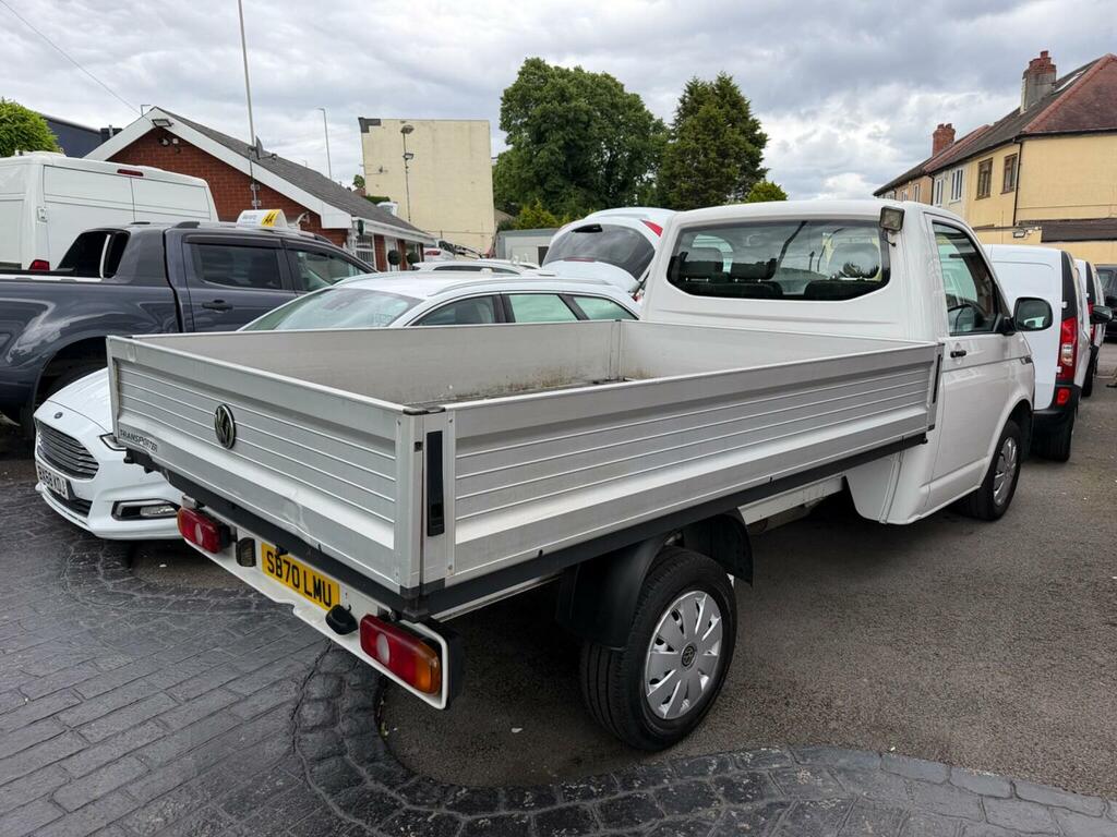 Volkswagen Transporter 2.0 Tdi T30 Low Loader Dropside Lwb Euro 6 Ss 2 SB70LMU White #4