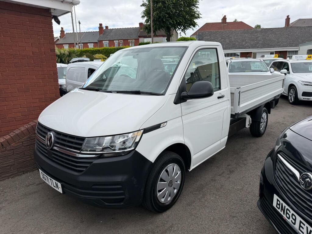 Volkswagen Transporter 2.0 Tdi T30 Low Loader Dropside Lwb Euro 6 Ss 2 White