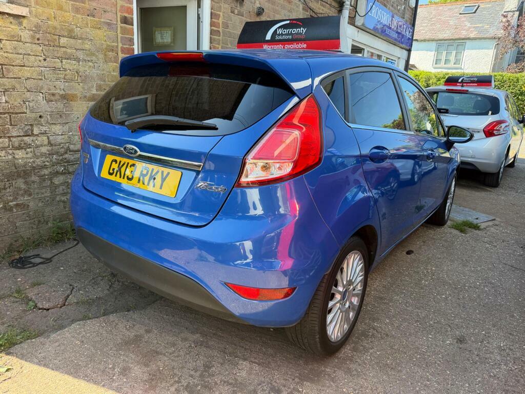 Ford Fiesta 1.0T Ecoboost Titanium Euro 5 S S Blue #4