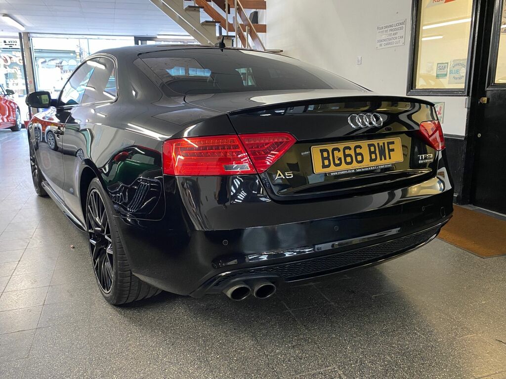 Audi A5 2.0 Tfsi Black Edition Plus Coupe Manua Black #2