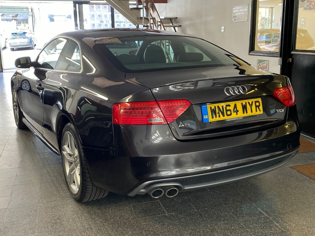 Audi A5 2.0 Tdi S Line Coupe Multitronic Euro 5 WN64WYR Grey #2