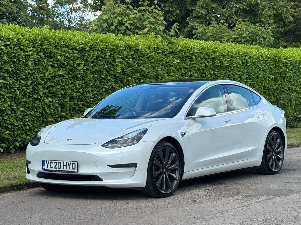 Tesla Model 3 Dual Motor Performance 4Wde Performanc YC20HYO White #2