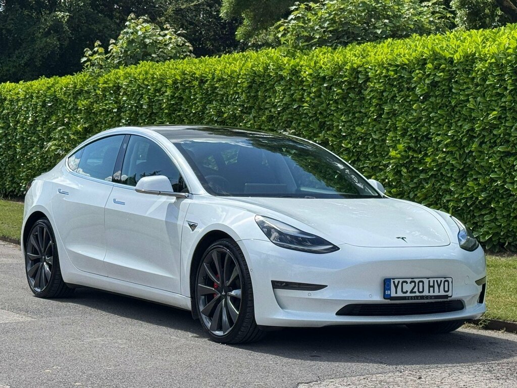 Tesla Model 3 Dual Motor Performance 4Wde Performanc YC20HYO White