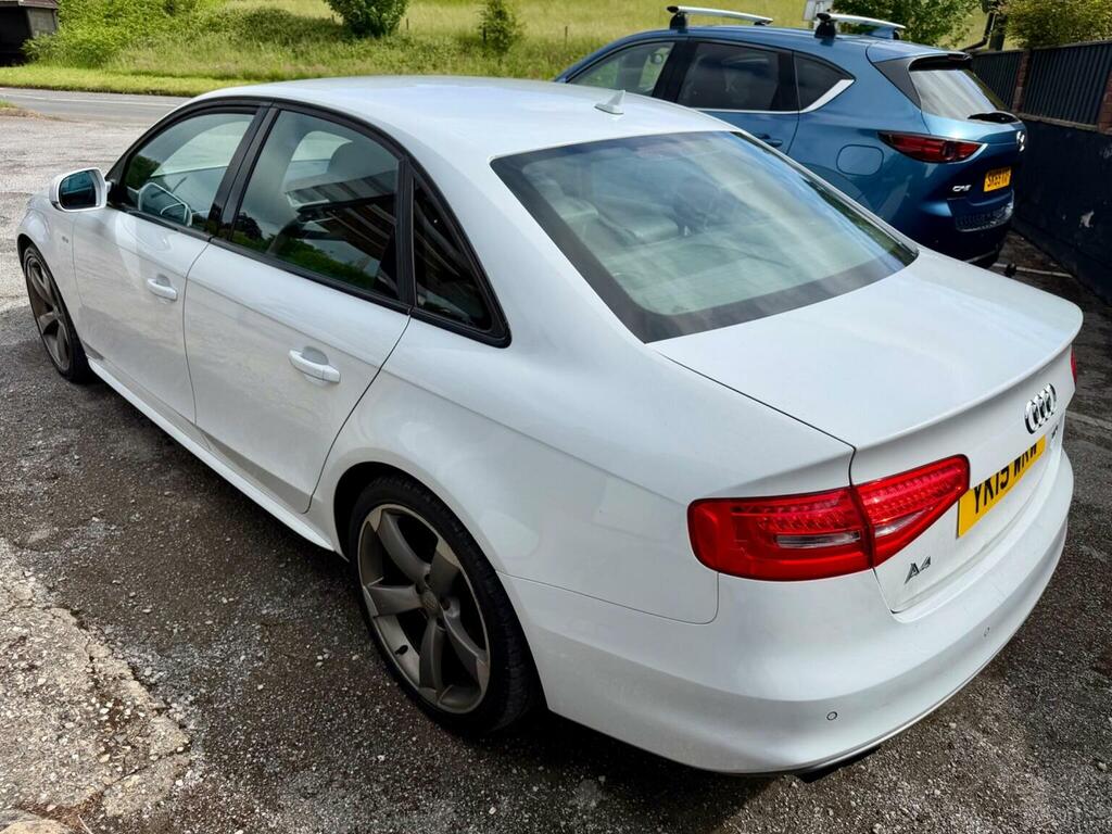 Audi A4 2.0 Tdi Black Edition Euro 5 Ss 2015 White #3