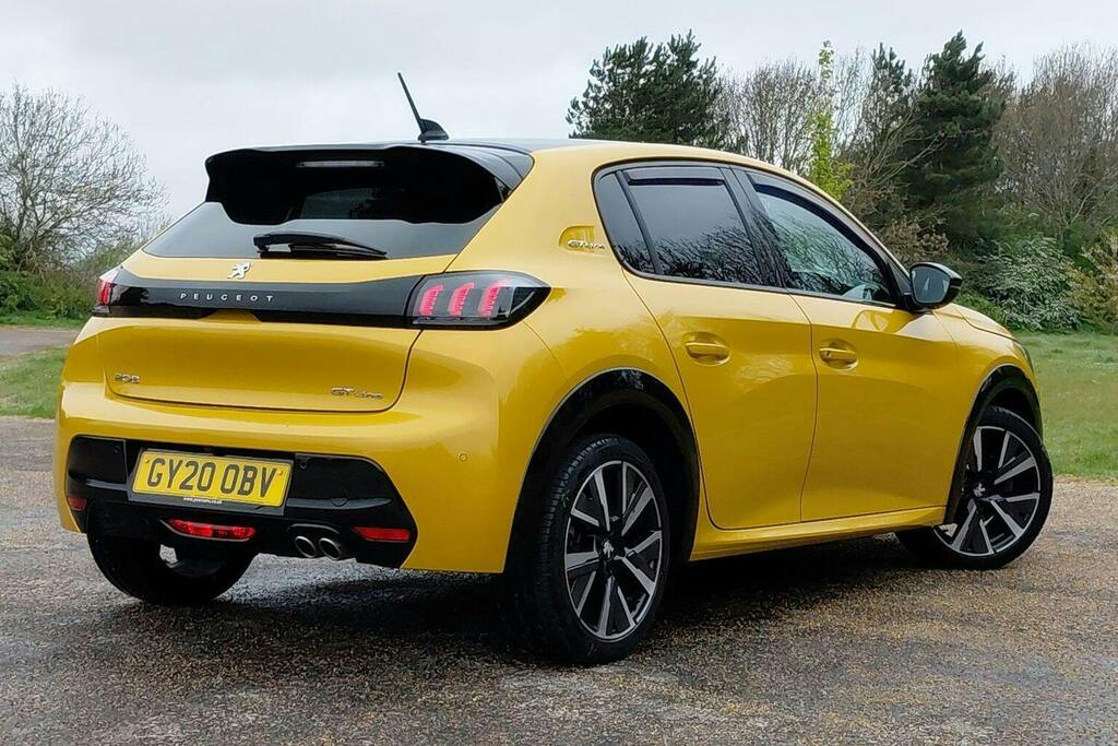 Peugeot 208 1.2 Puretech Gt Line Hatchback Eat GY20OBV Yellow #3
