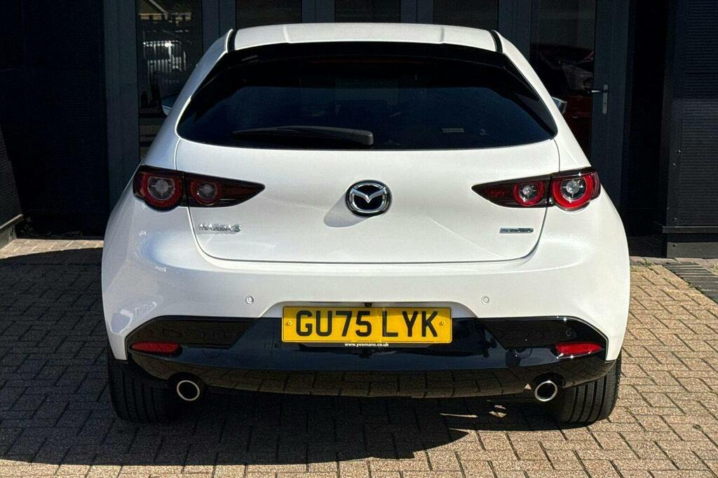 Mazda 3 2.5 E Skyactiv G Mhev Homura Hatchback GU75LYK White #4