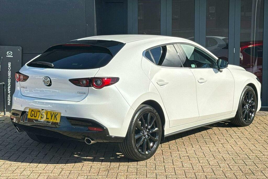 Mazda 3 2.5 E Skyactiv G Mhev Homura Hatchback GU75LYK White #3
