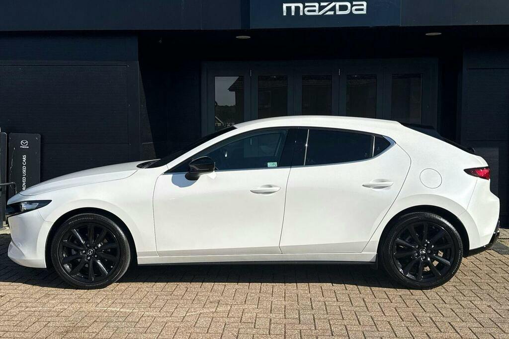 Mazda 3 2.5 E Skyactiv G Mhev Homura Hatchback GU75LYK White #6