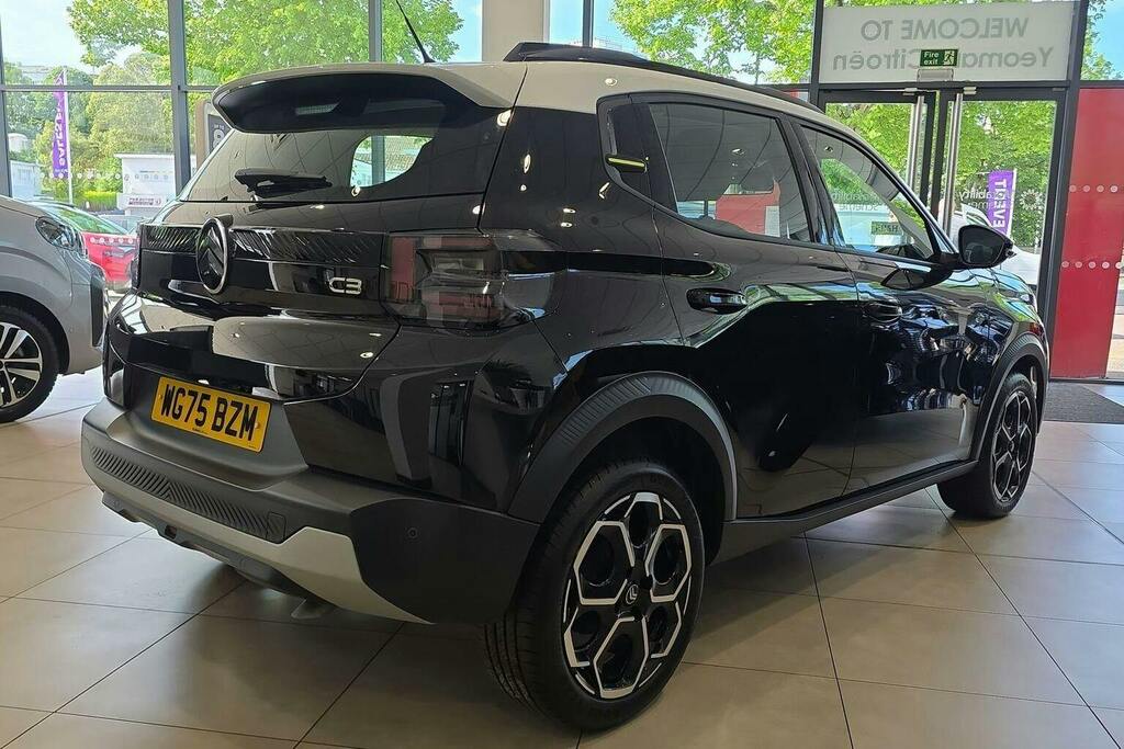 Citroen C3 1.2 Turbo Plus Hatchback WG75BZM Black #3