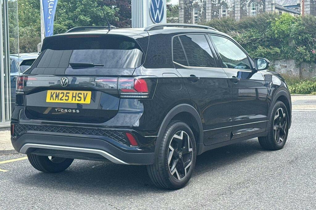 Volkswagen T-Cross 1.0 Tsi R-line Suv Dsg KM25HSV Black #3