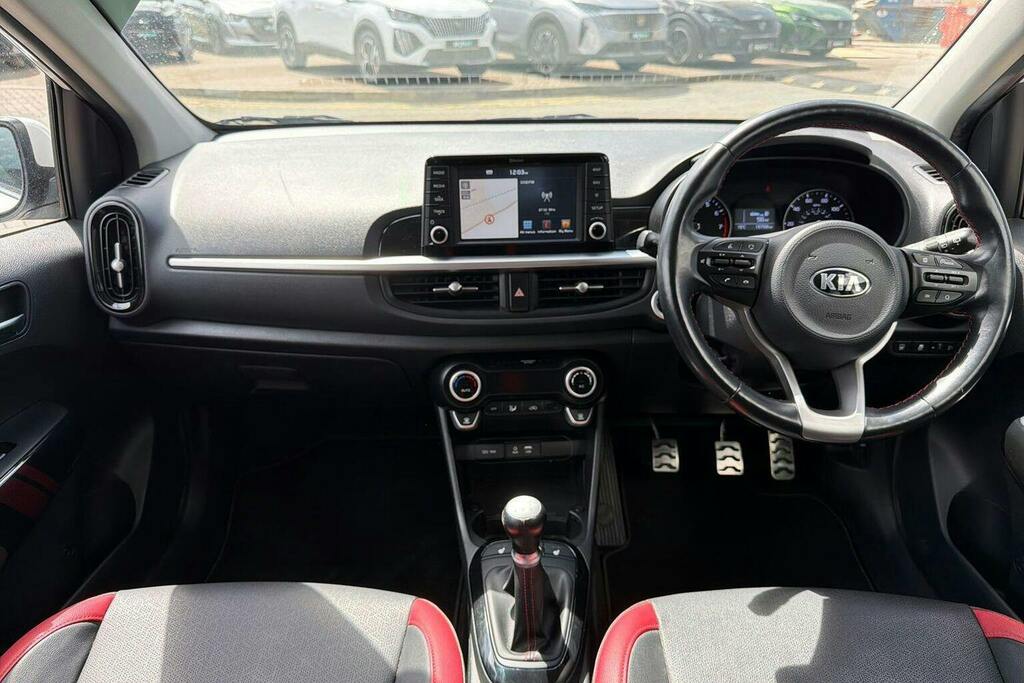 Kia Picanto 1.25 Gt Line S Hatchback White #3