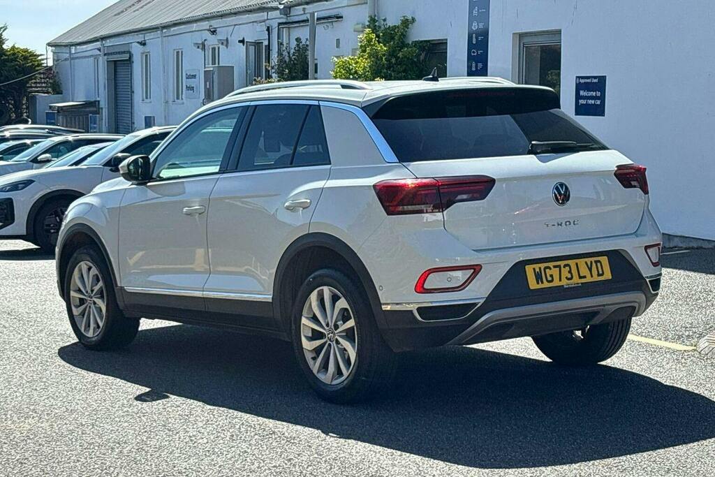Volkswagen T-Roc 1.5 Tsi Style Suv Dsg WG73LYD White #5
