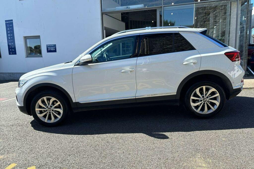 Volkswagen T-Roc 1.5 Tsi Style Suv Dsg WG73LYD White #6