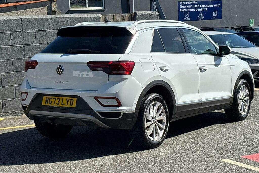 Volkswagen T-Roc 1.5 Tsi Style Suv Dsg WG73LYD White #3