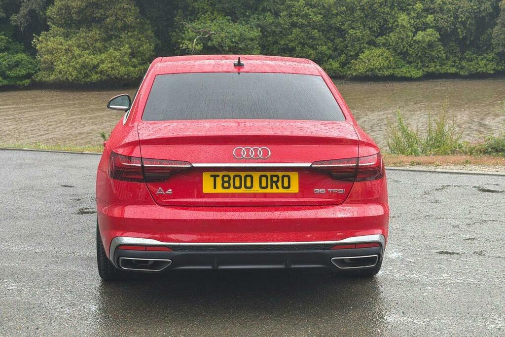 Audi A4 2.0 Tfsi 35 S Line Saloon Red #4