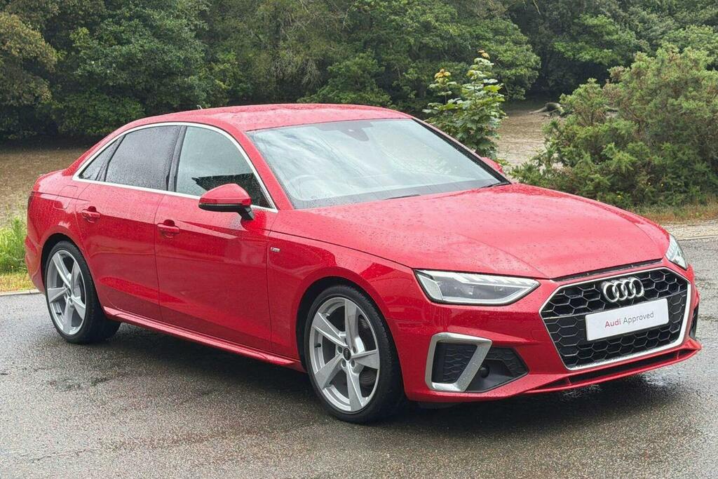 Audi A4 2.0 Tfsi 35 S Line Saloon Red
