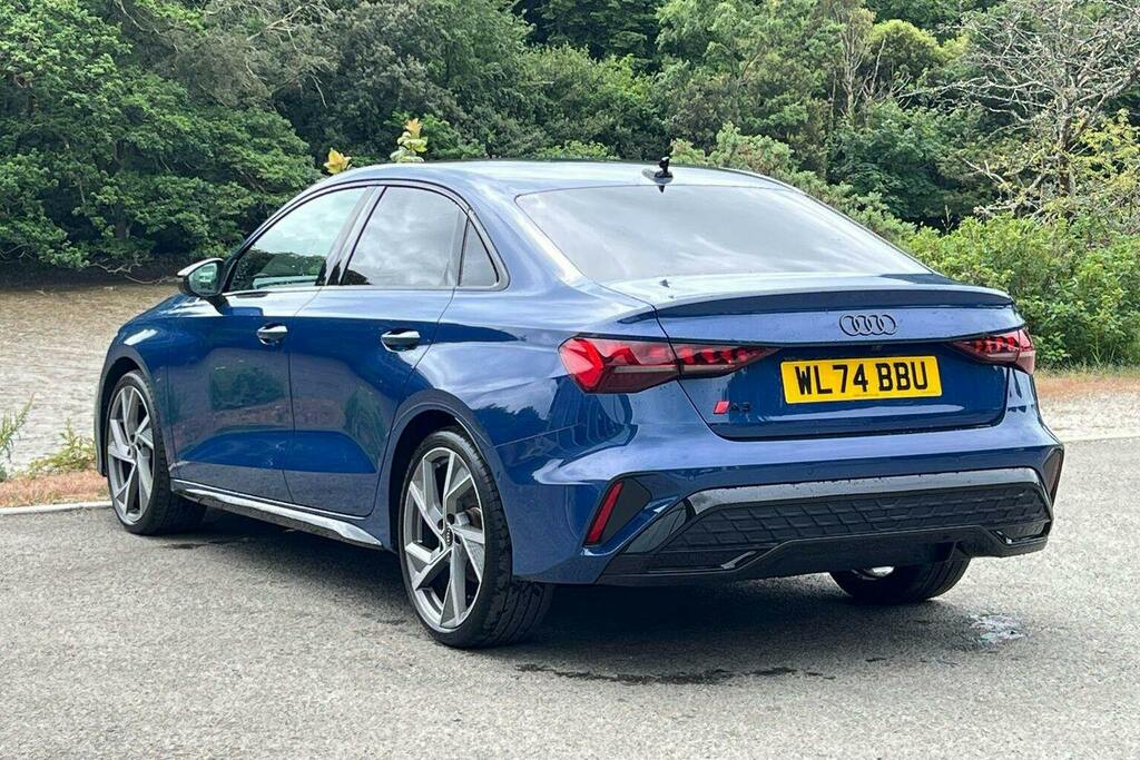 Audi A3 2.0 Tdi 35 Black Edition Saloon S Troni WL74BBU Blue #5