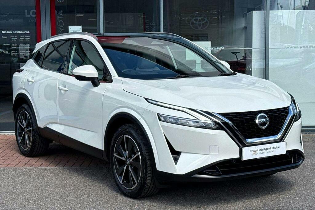 Nissan Qashqai 1.3 Dig T Mhev Tekna Suv Hybrid Xtron White
