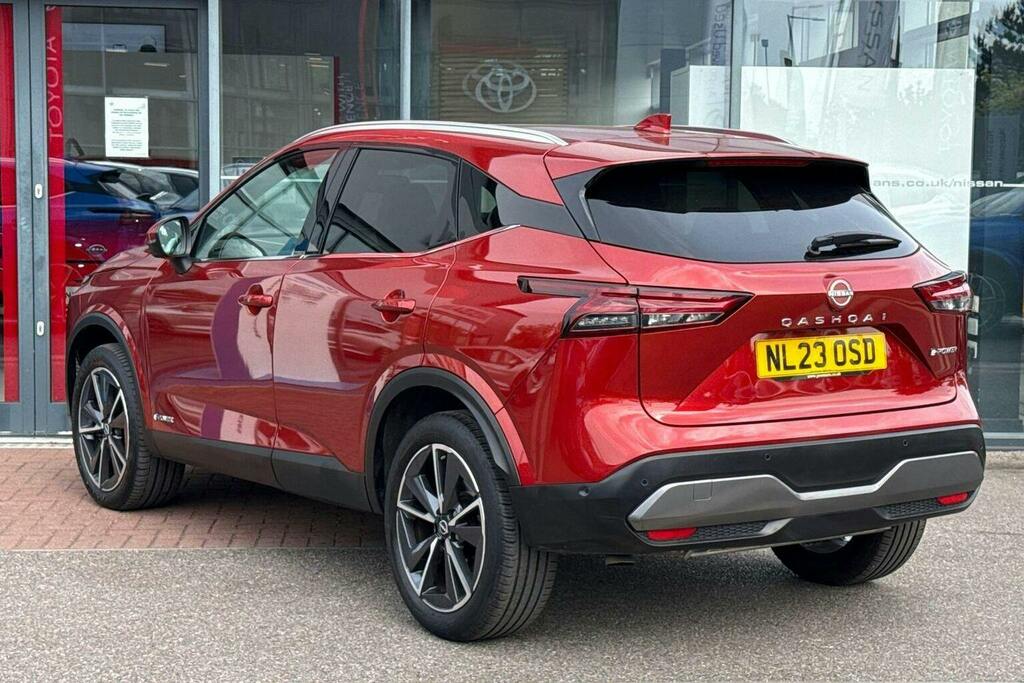 Nissan Qashqai 1.5 H E Power Tekna Suv Hybrid NL23OSD Red #5